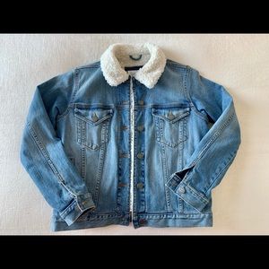 Loft Sherpa Lined Denim Jacket